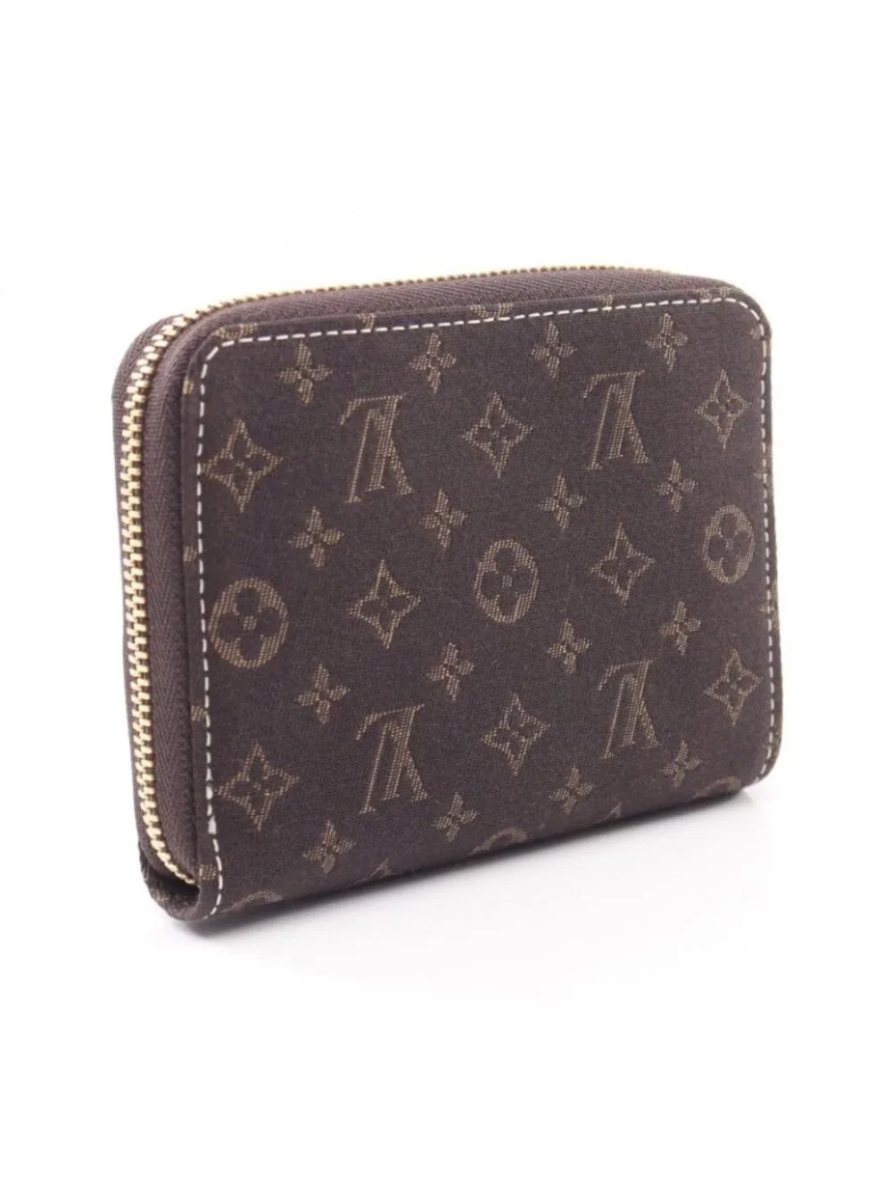 Louis Vuitton Coin Case Zippy Purse Fuzan Canvas